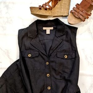 Banana Republic Linen Shirt Dress